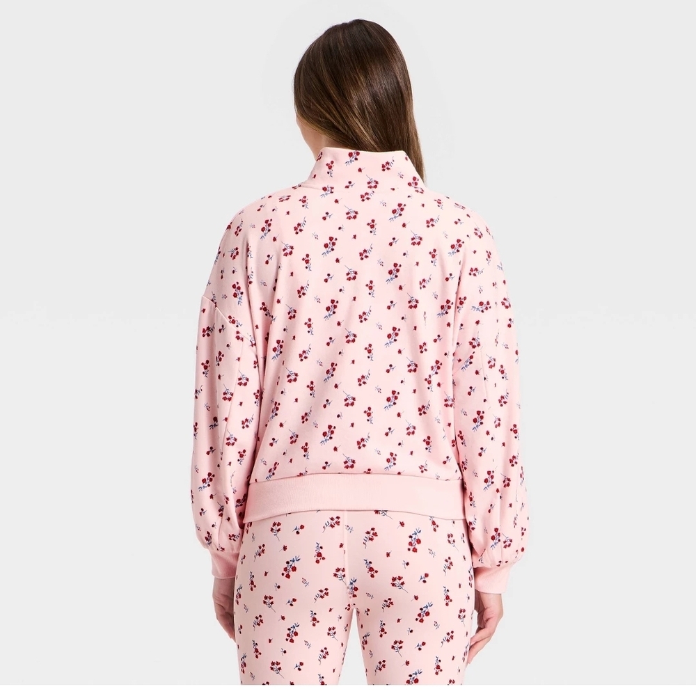 all in motion Pink Floral Pullover & Legging Work Out Or Errands Set - Picture 3 of 6
